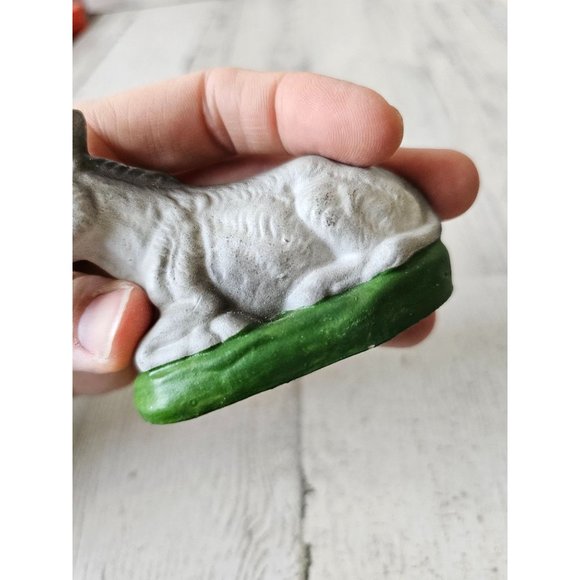 Vintage Japan donkey 19 Nativity village Xmas decor - Picture 7 of 8